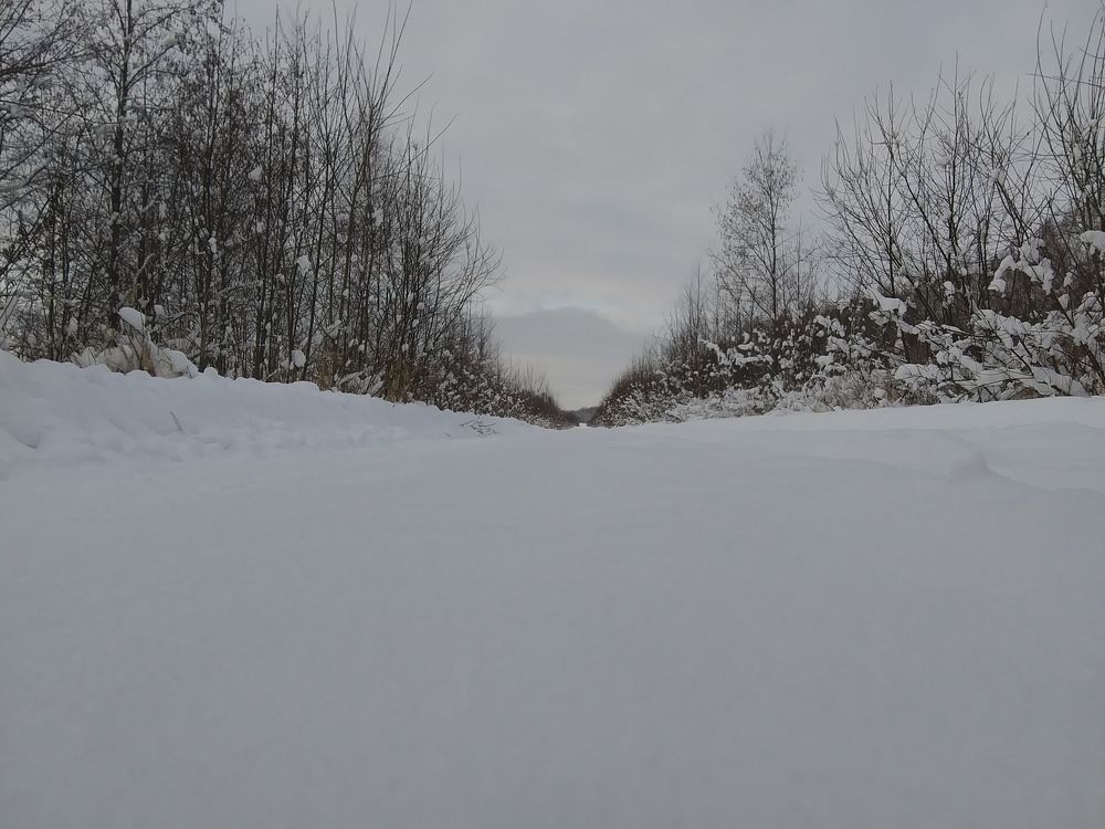 Дорога и облако