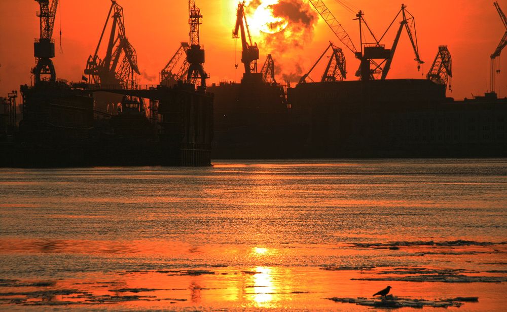 Вечер на Неве