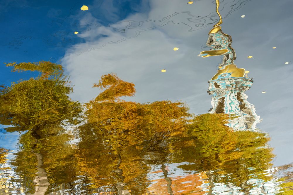 Осенний акварельный Петербург.Крюков канал