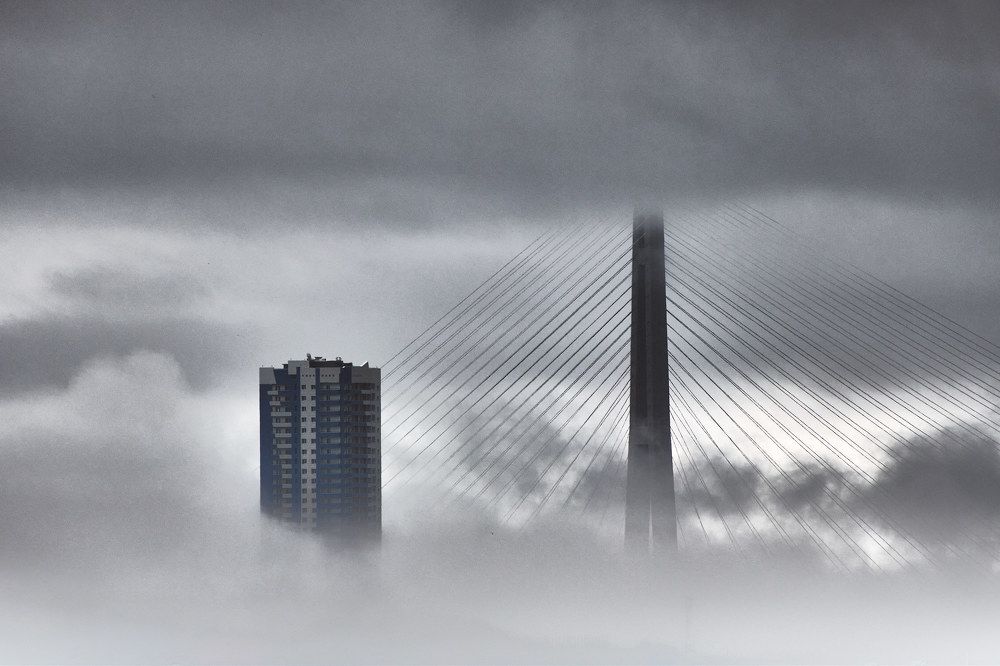 Туман по Владивостоке