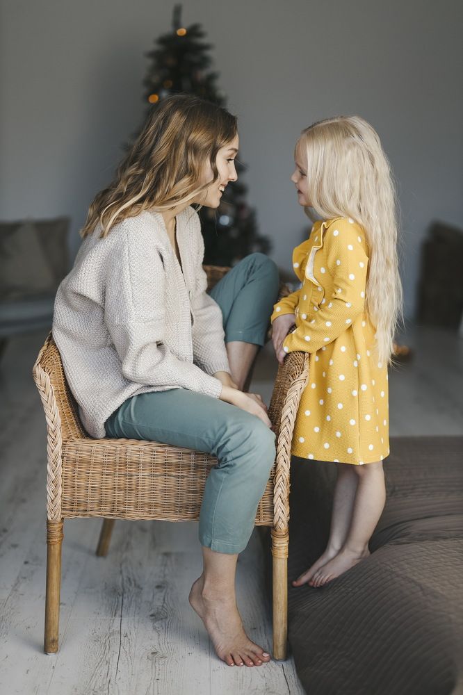 Мама и доченька