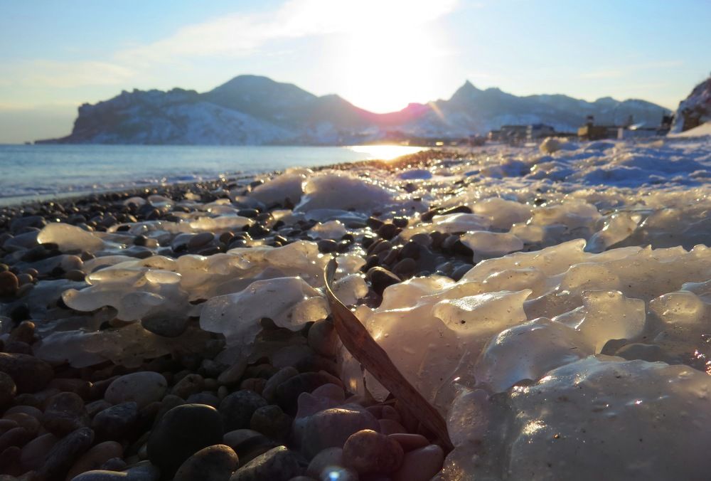 Зима в Крыму. Коктебель