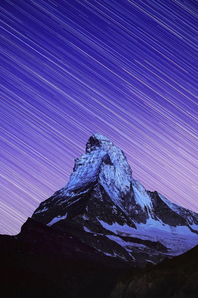 Matterhorn in long exposures