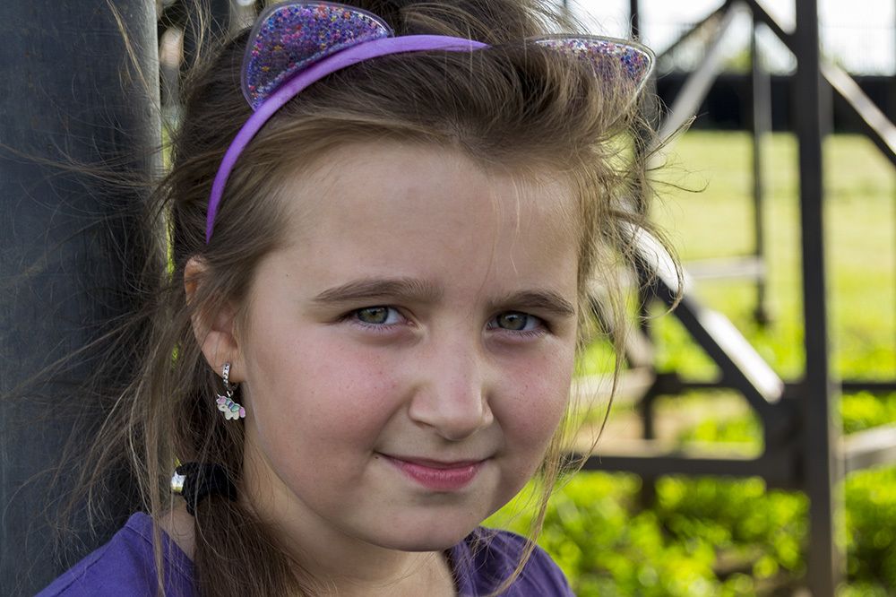 Девочка в парке