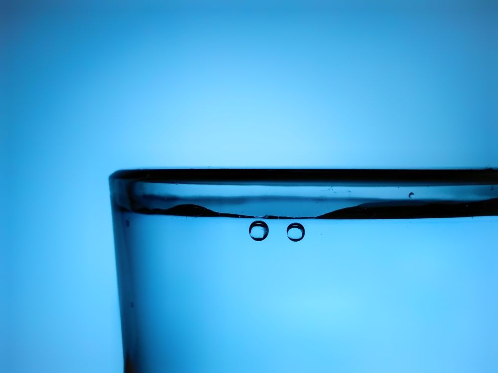 Glass of water