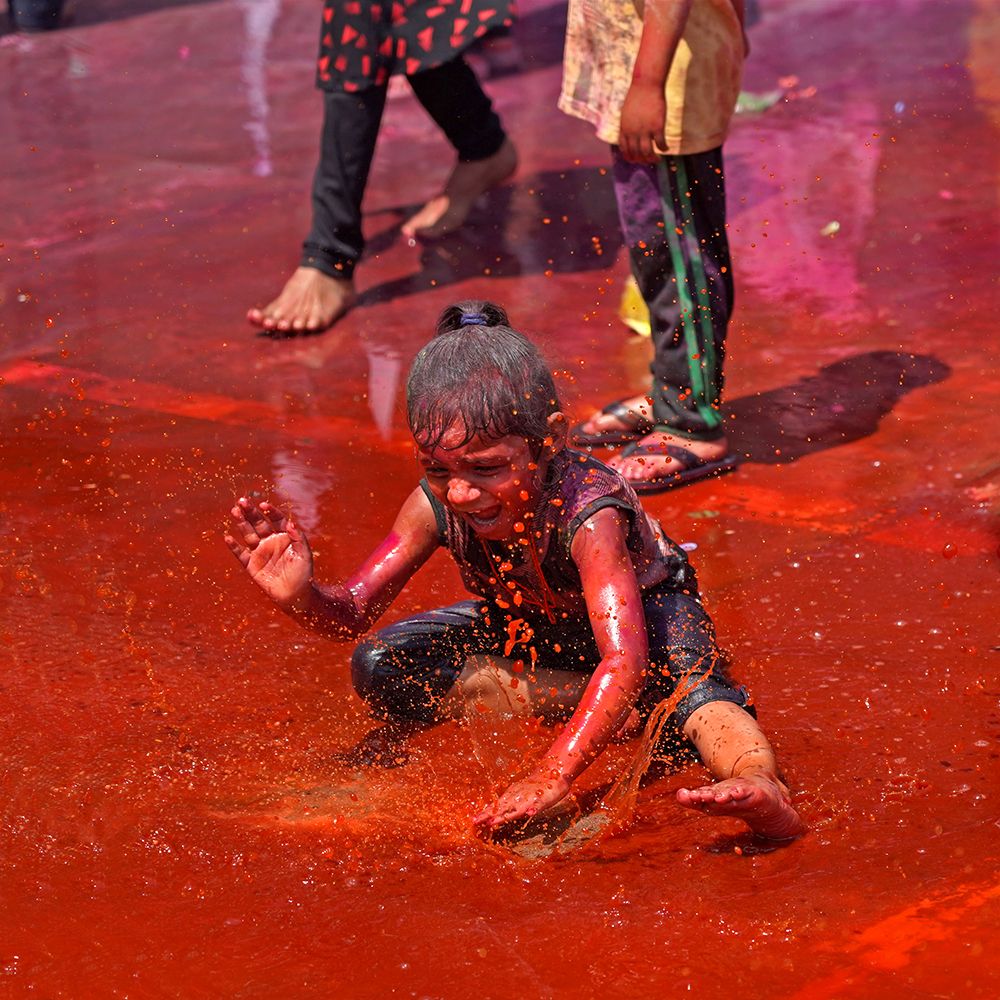 Best moment of Holi, India