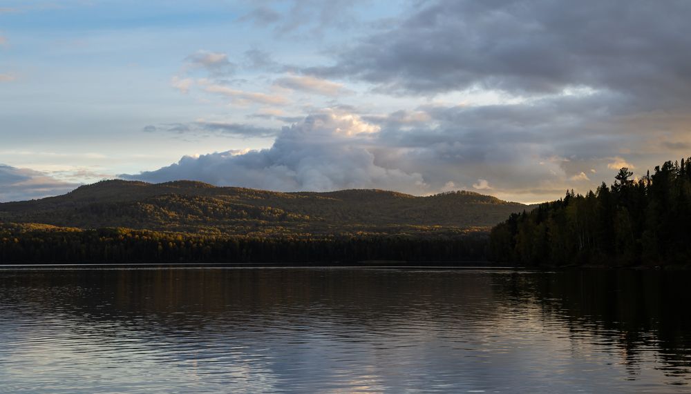 Небо и природа озера Тиберкуль