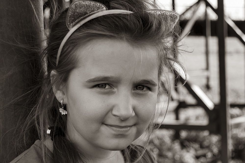 Девочка в парке