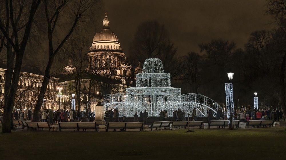 Новогодняя история Санкт Петербурга.