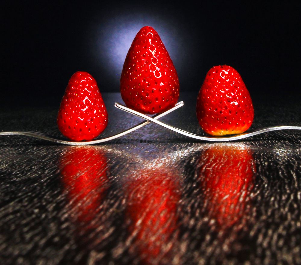 The strawberry pyramids.