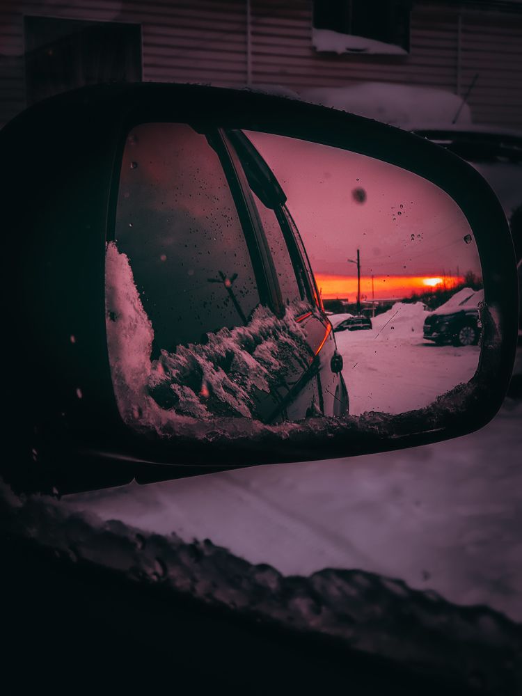 Закат по дороге домой