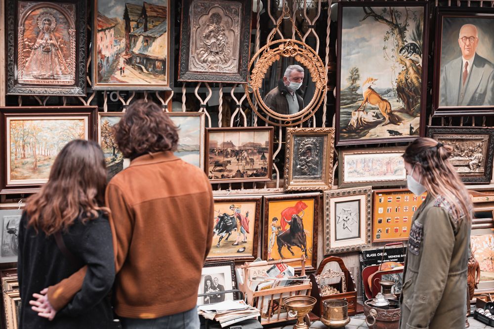 Madrid's traditional flea market