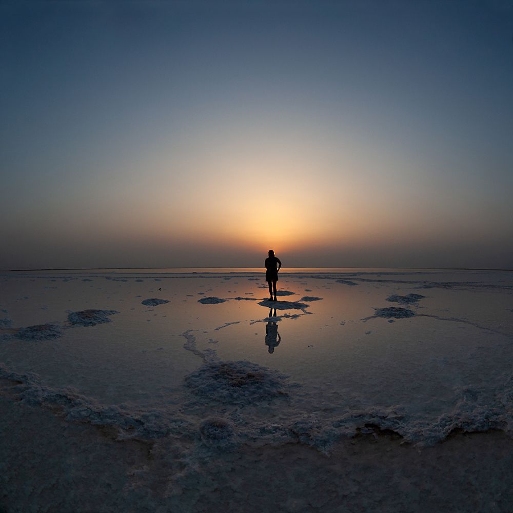Sunrise at Dead Sea