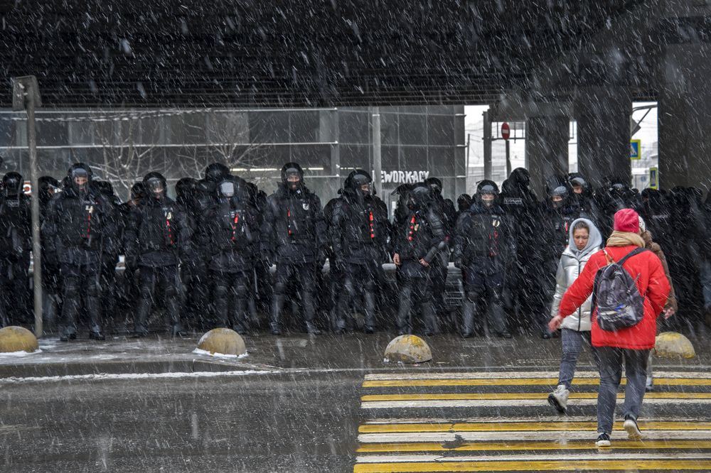 Rally in support of Alexei Navalny