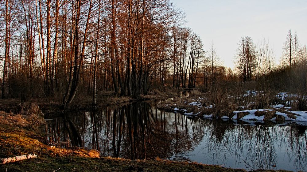 Vecslocene river. 17.02.2019