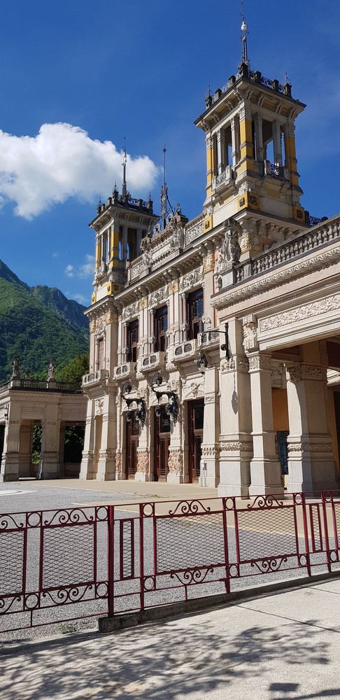 San Pellegrino Terme in summer