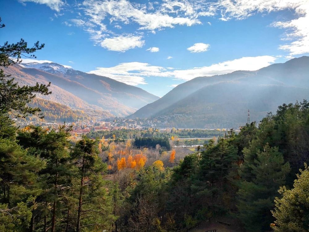 Landscape in the mountains