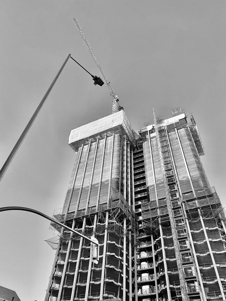 The beauty of a construction site.