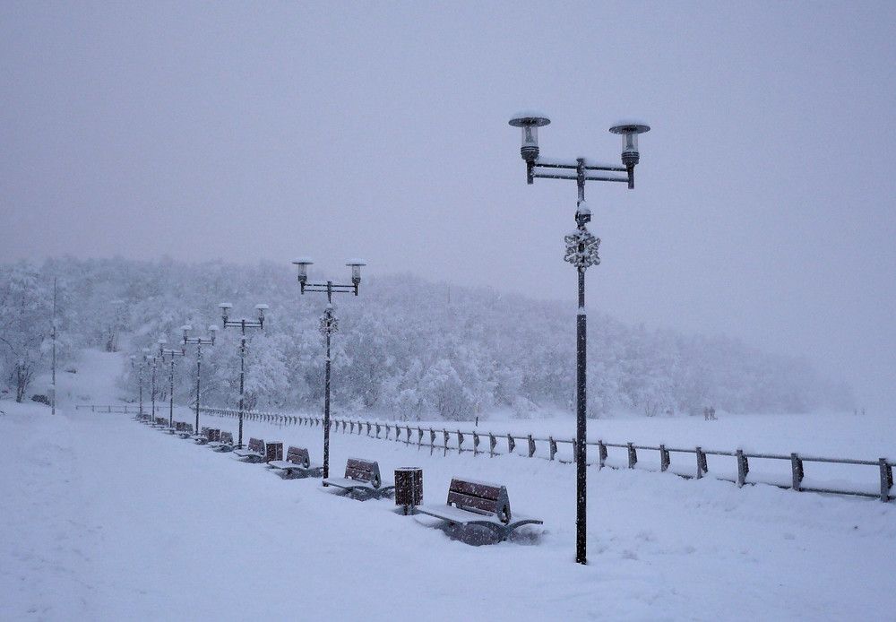 И падал снег