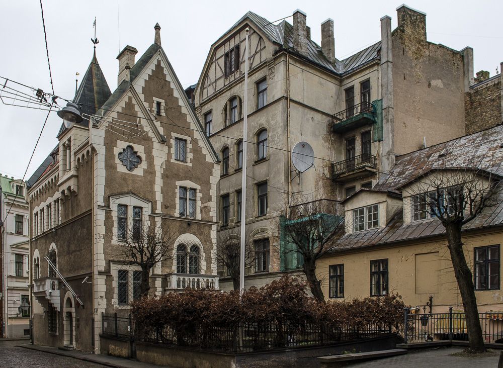 Рижский дворик.