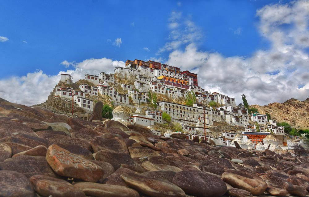 Thiksey monastery in Ladakh.