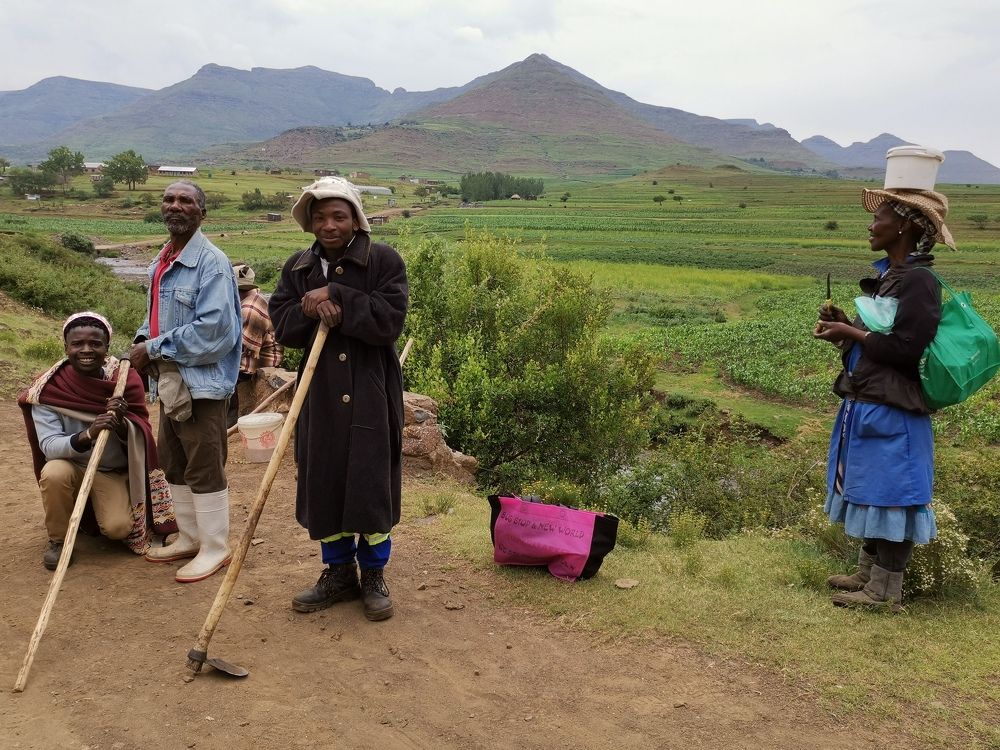 Waiting for the bus.