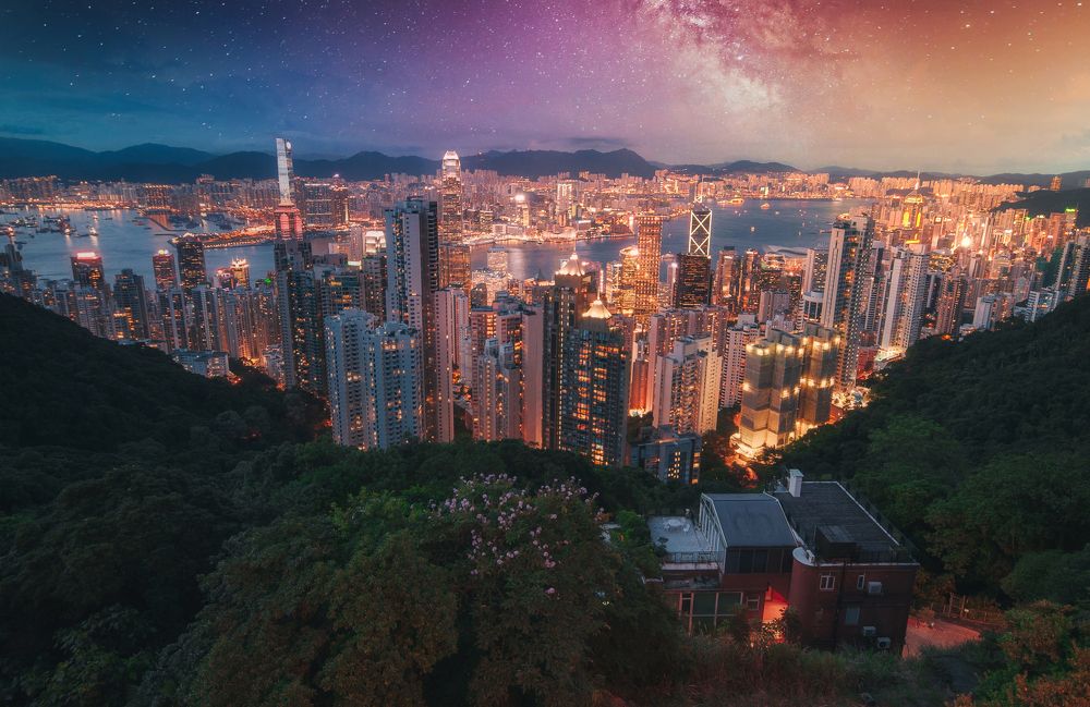 Вечерний Гонконг
