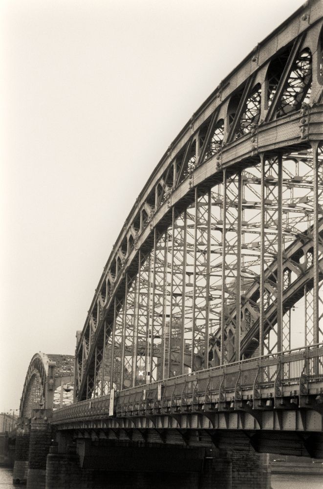 Bolsheokhtinsky Bridge at Noon