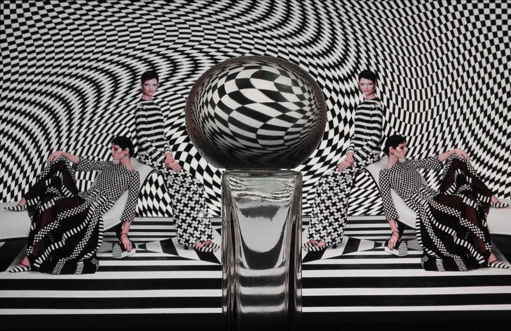 Путешествие стеклянного шара в ОП-АРТ.