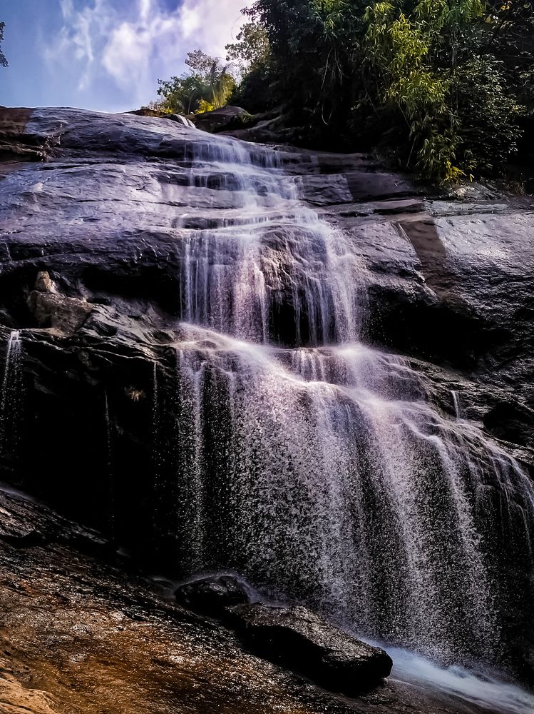 Blissful waterfall