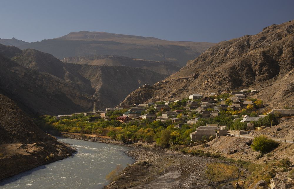 Утро в горном селе