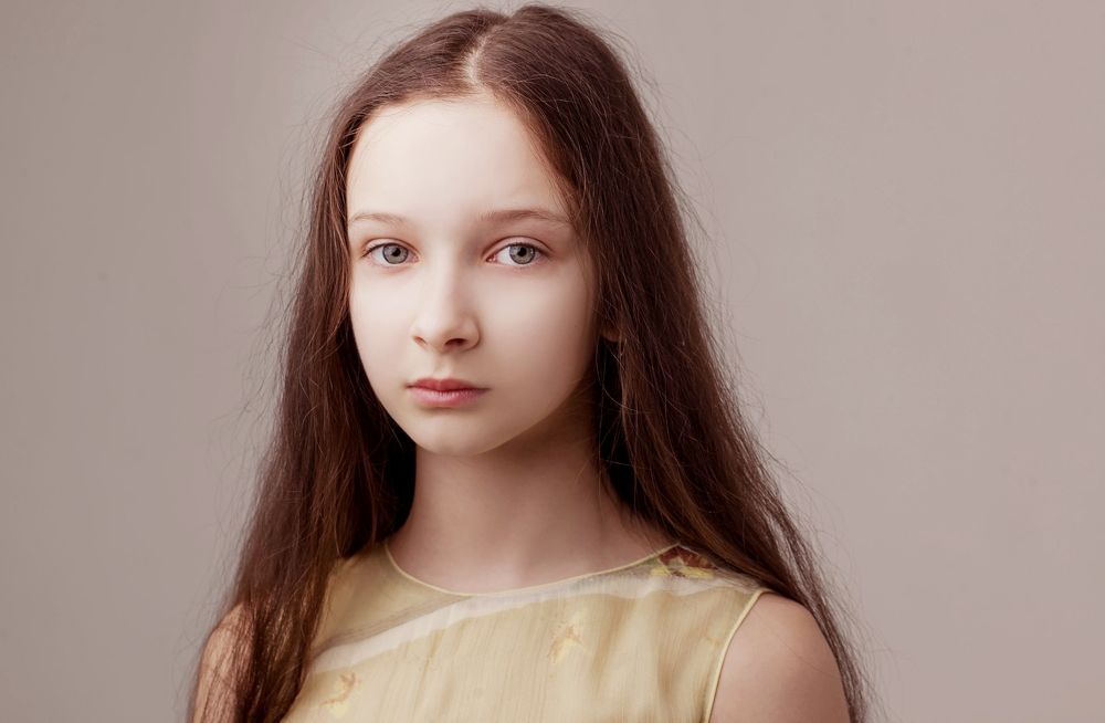 серые глаза