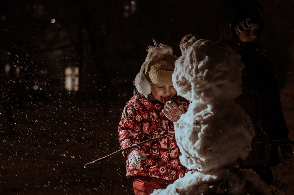 Первый снег!