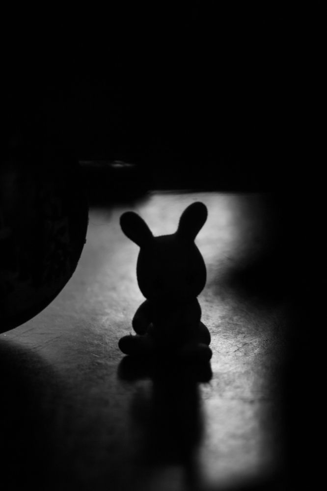 Новогодний грустный зайка