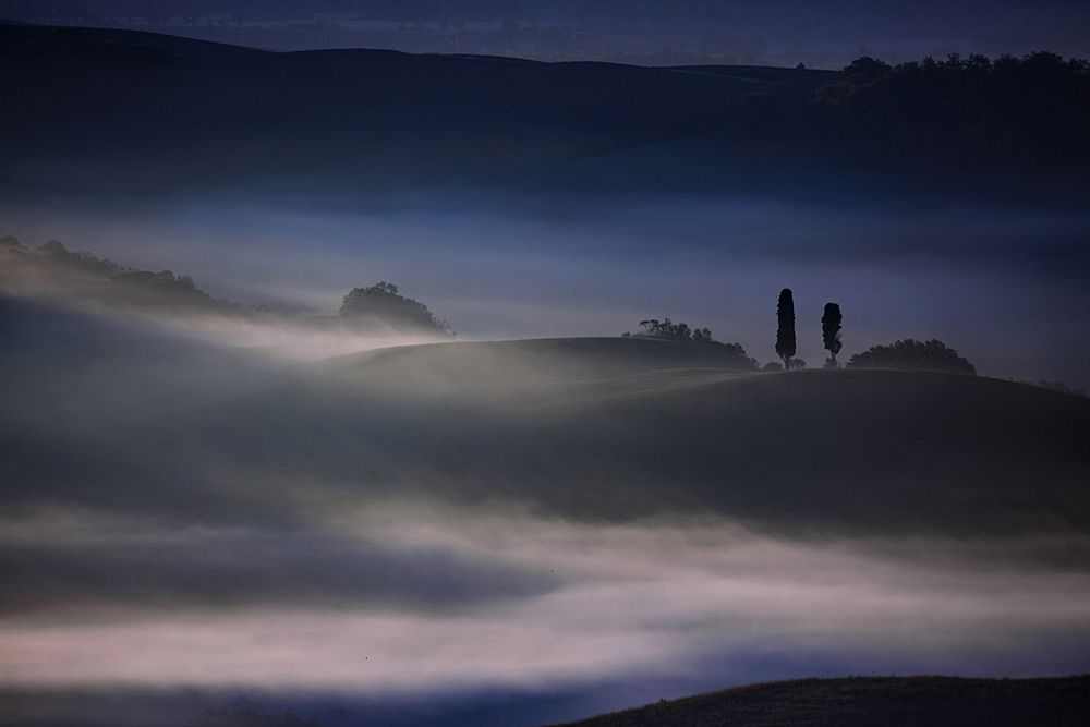 The rolling hills of Tuscany