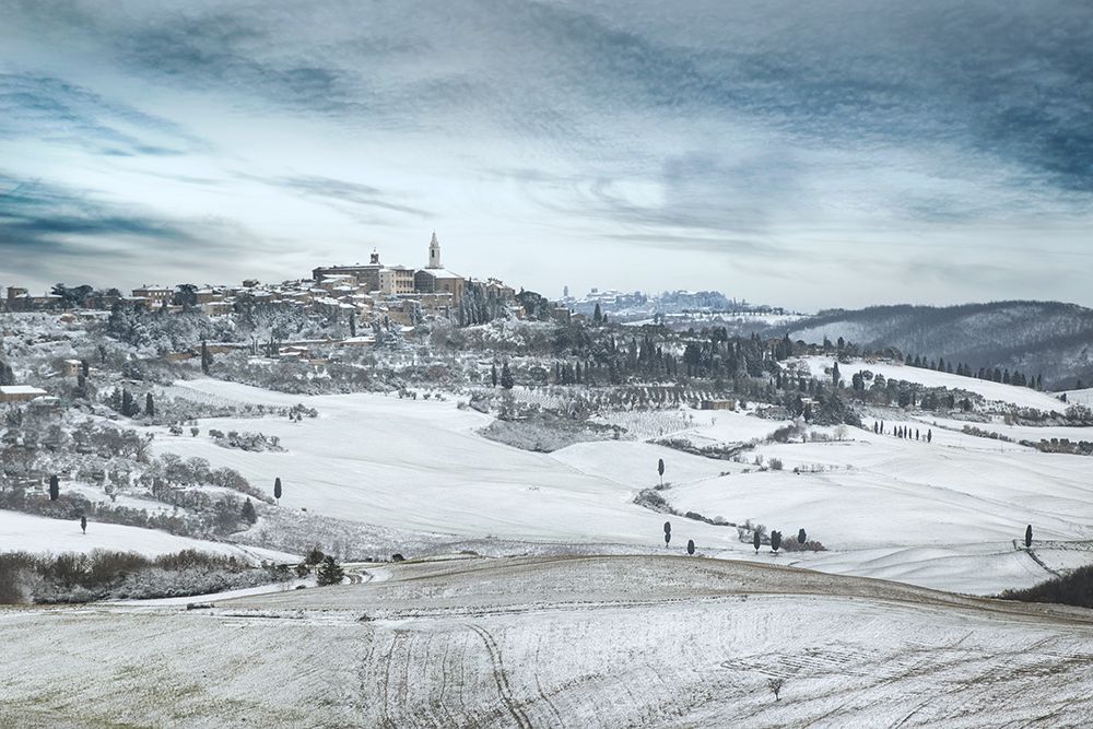 Snowy Val d'Orcia