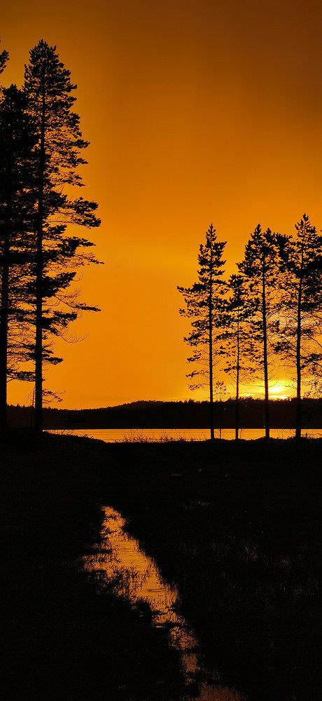 Закат после грозы