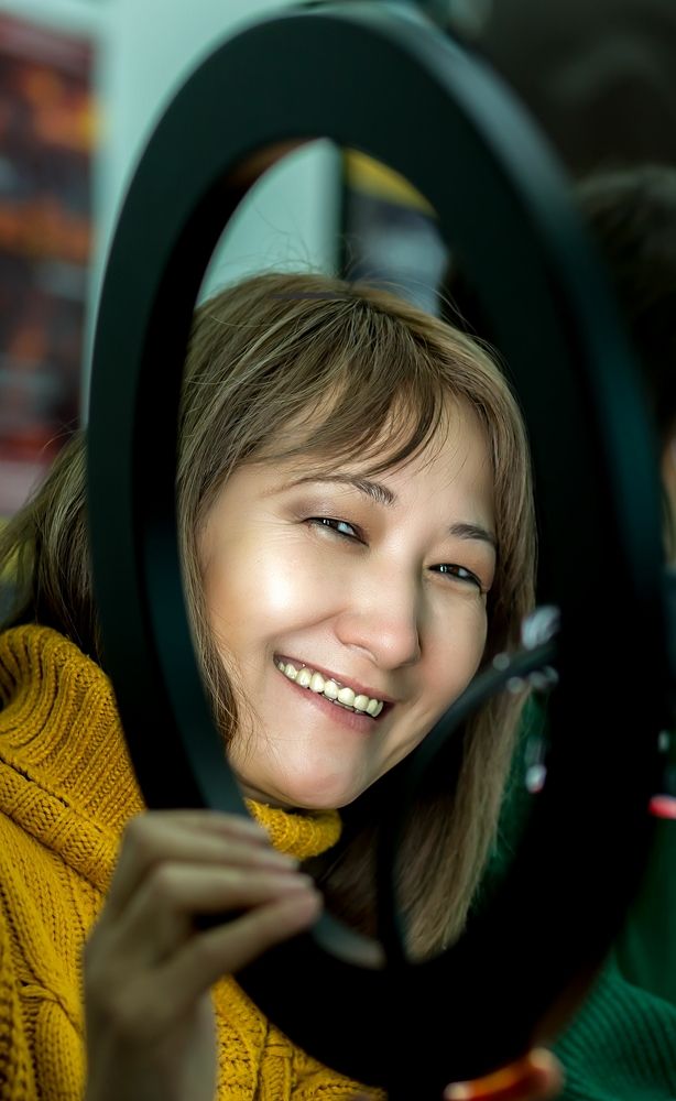 В круглом окружении...