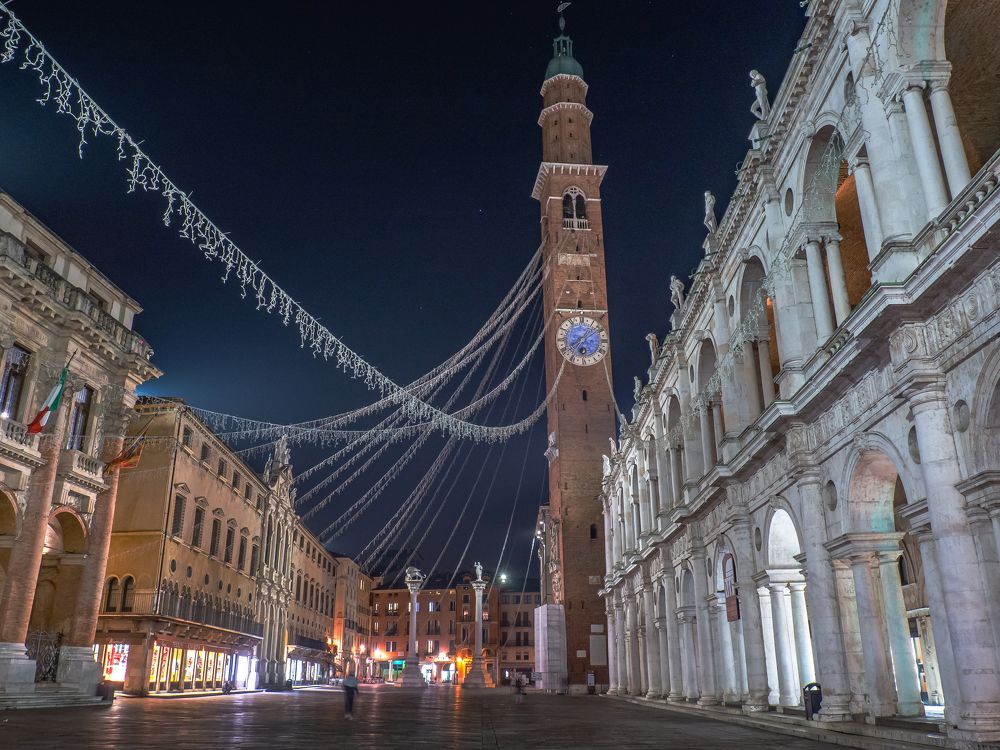 Piazza dei signori a Vicenza