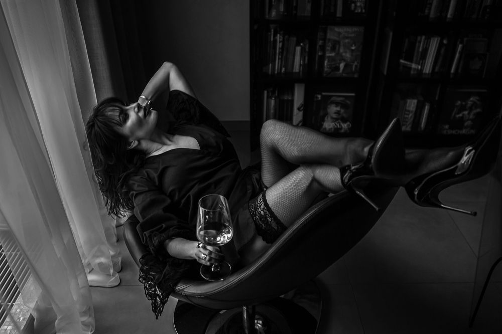 Sitting by the window...