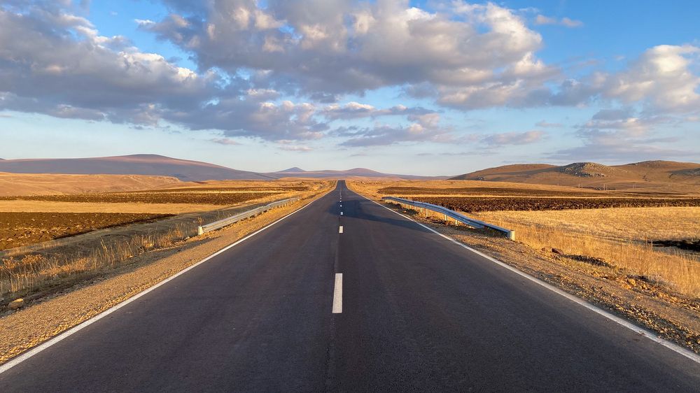 Autumn Road to Javakheti, Georgia