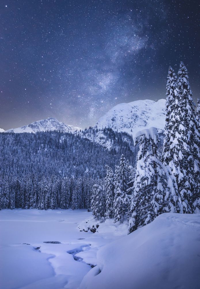 Dreamy Winter Evening at Durmitor National Park