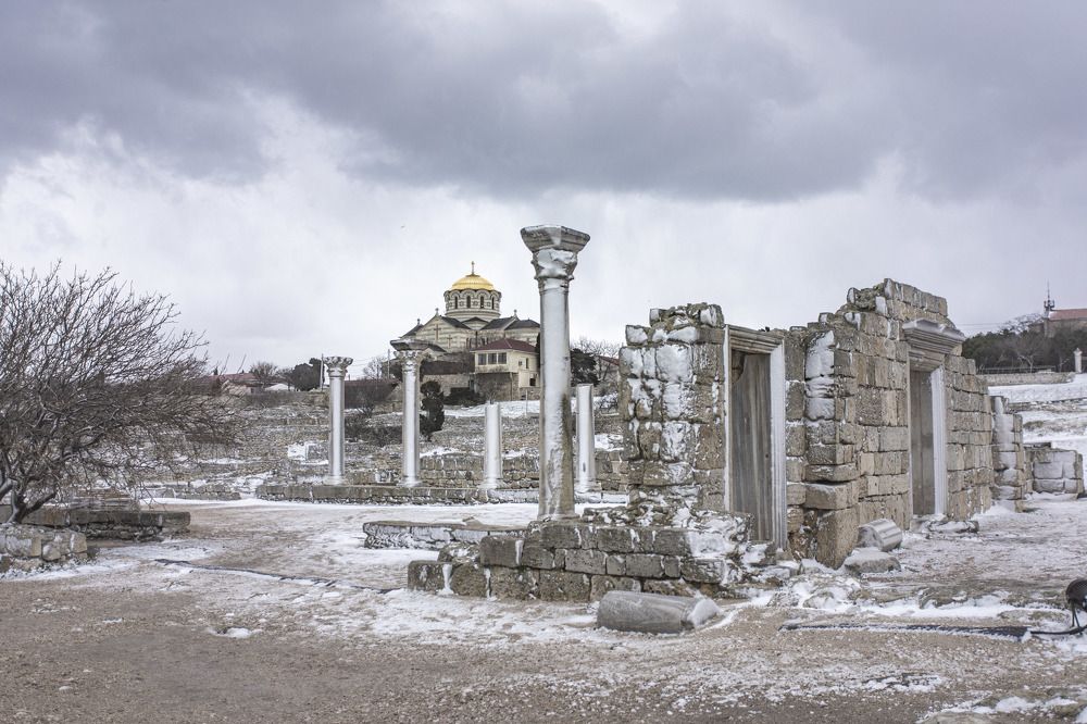 Зима в Херсонесе