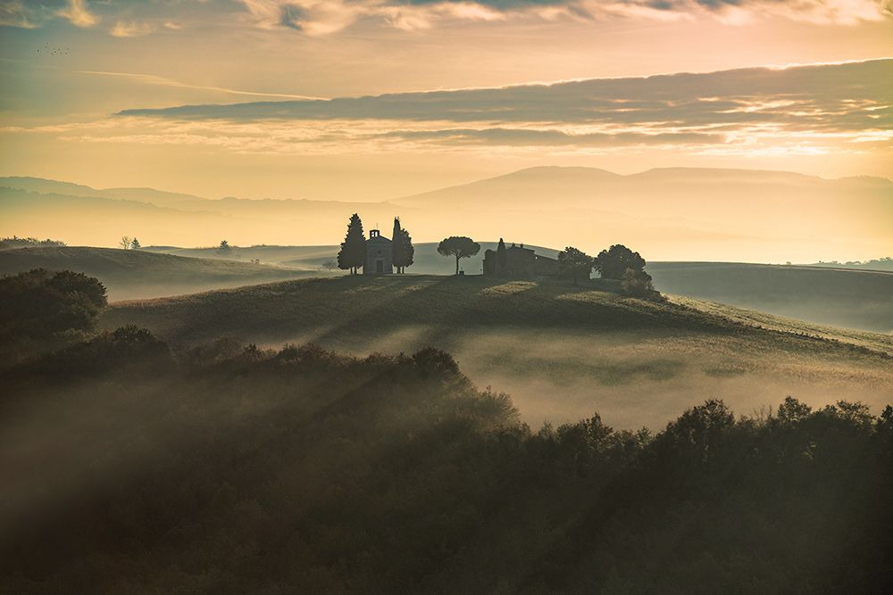 Vitaleta Chapel at dawn