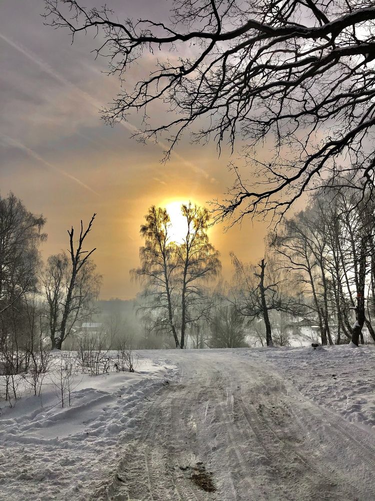 Зимняя сказка в Новомосковске.