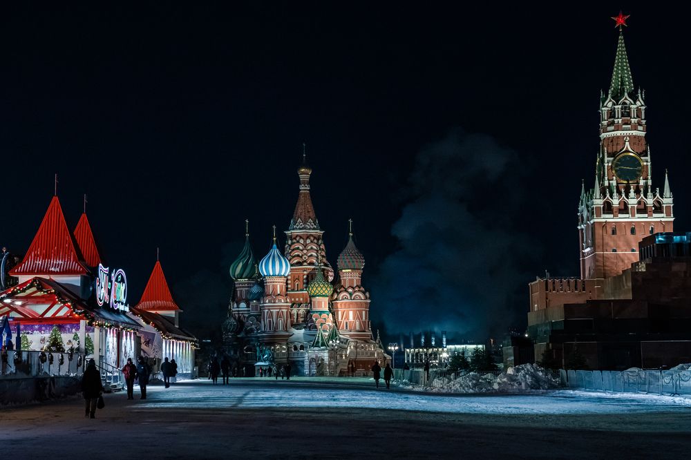 Зима на Красной площади