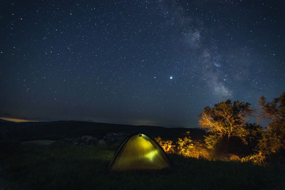 Бакла, ночёвка