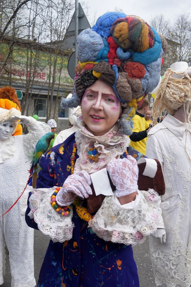 Уличный театр в Апатитах