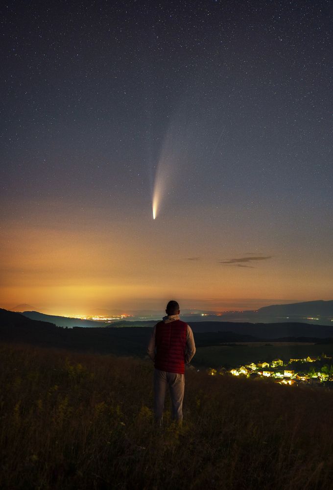 Comet Neowise in the morning