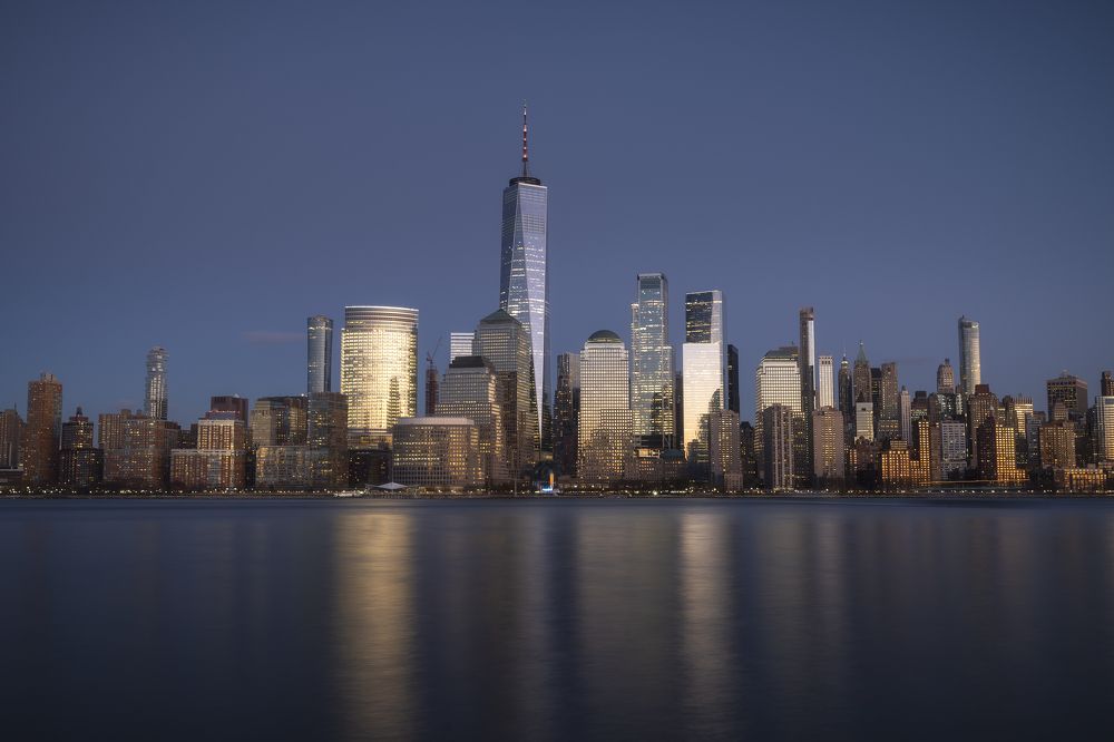 Sunset over Manhattan